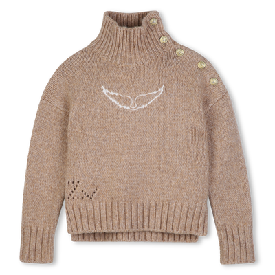 Knitted sweater with high collar ZADIG & VOLTAIRE GIRL