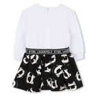 Long sleeve dress KARL LAGERFELD KIDS 
                    GIRL