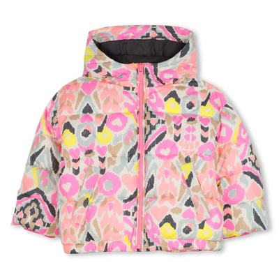 ikat printed down jacket BILLIEBLUSH GIRL
