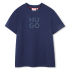 Short-sleeved cotton T-shirt HUGO 
                    BOY