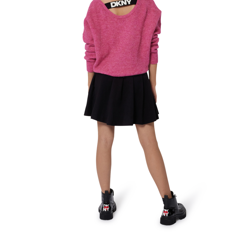 Zip-up leather ankle boots DKNY 
                        GIRL