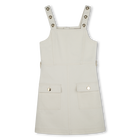 Cotton pinafore dress MICHAEL KORS 
                    GIRL