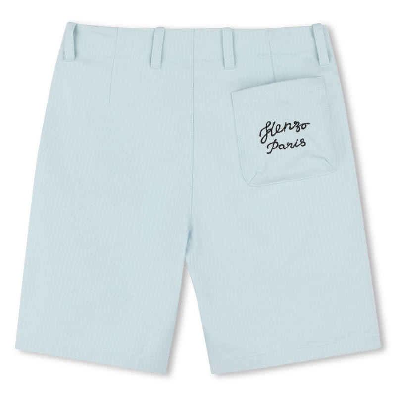 Embroidered Bermuda shorts KENZO KIDS 
                        BOY