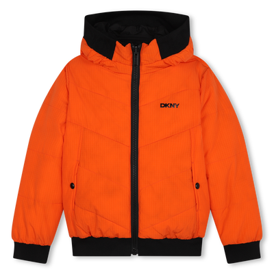 Reversible hooded puffer DKNY BOY