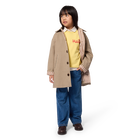 Long checkered coat KIDS AROUND 
                    GIRL