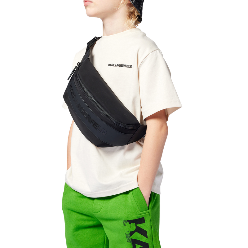 Belt bag with KARL badge KARL LAGERFELD KIDS 
                        BOY