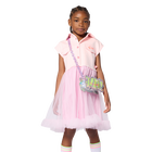 Bi-material dress BILLIEBLUSH 
                    GIRL
