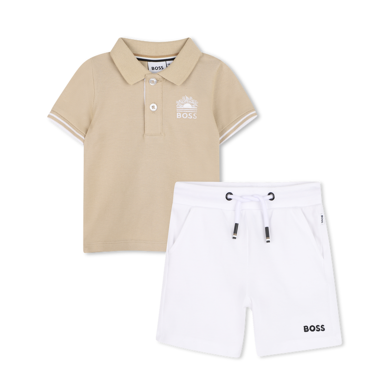 POLO + BERMUDA SET BOSS 
                        BOY