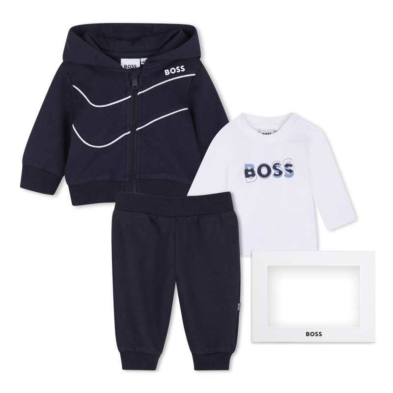 Pants, cardigan, and t-shirt set BOSS 
                        BOY