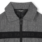 Jacket with rhinestones KARL LAGERFELD KIDS 
                    GIRL