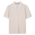 Printed straight polo shirt BOSS 
                    BOY