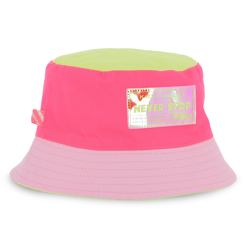 BUCKET HAT WITH BADGE BILLIEBLUSH 
                        GIRL