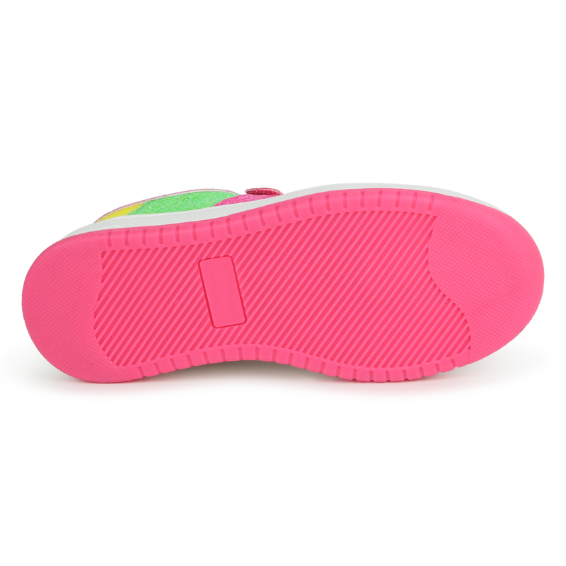 Lace-up low-top trainers