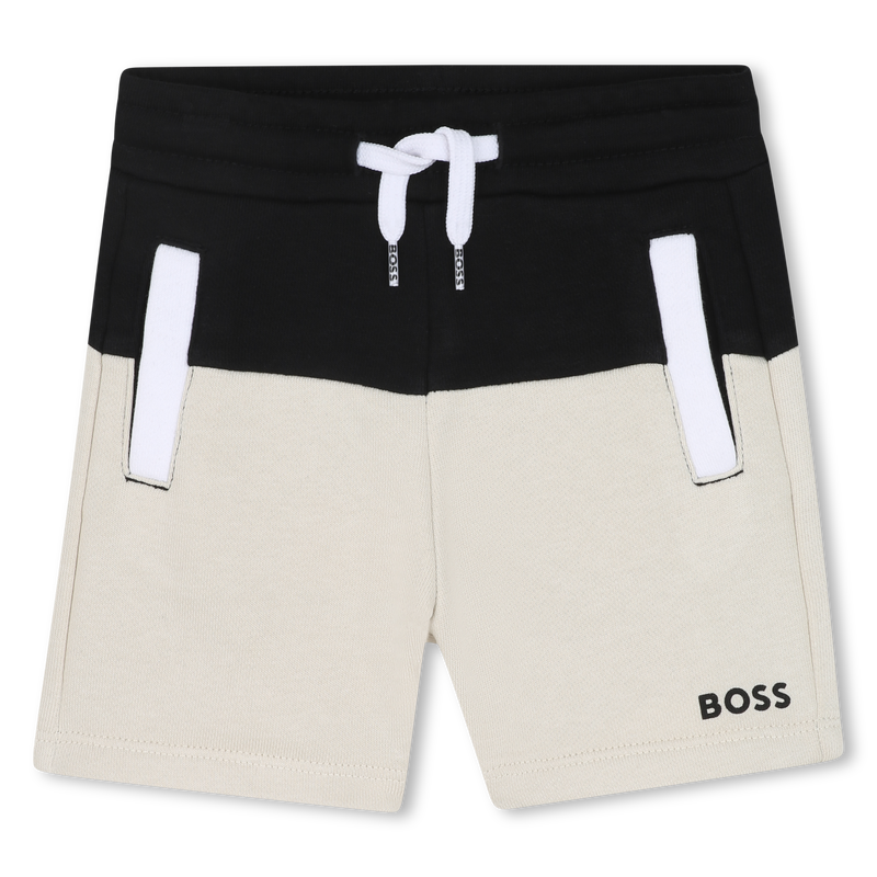 Two-tone fleece shorts BOSS 
                        BOY