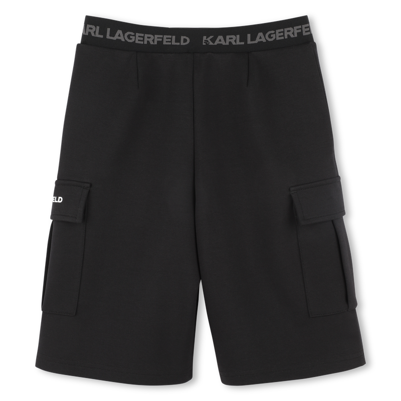Bermuda shorts with pockets KARL LAGERFELD KIDS 
                        BOY