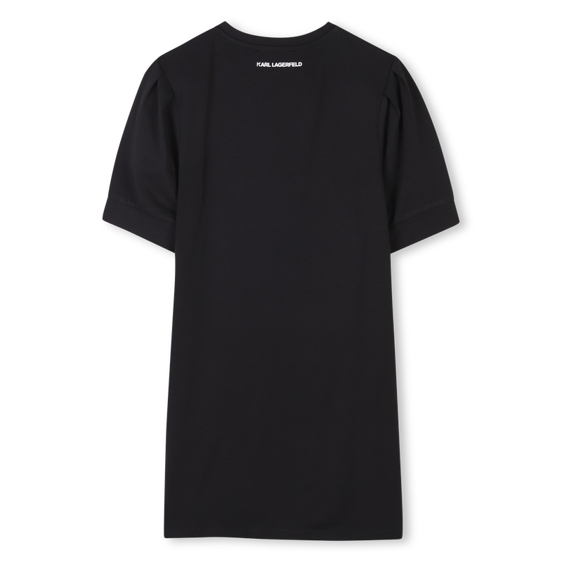 Short-sleeved dress KARL LAGERFELD KIDS 
                        GIRL