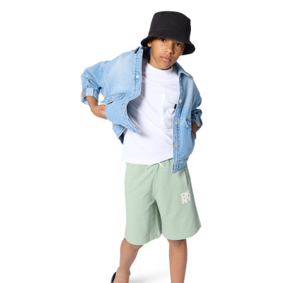 FLEECE BERMUDA SHORTS DKNY BOY
