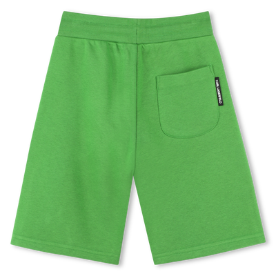 Elasticated cotton Bermudas KARL LAGERFELD KIDS BOY