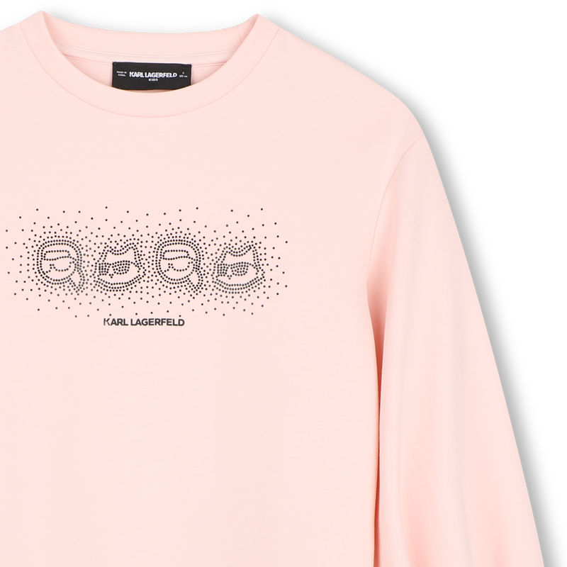 Long Sleeve Dress KARL LAGERFELD KIDS 
                        GIRL