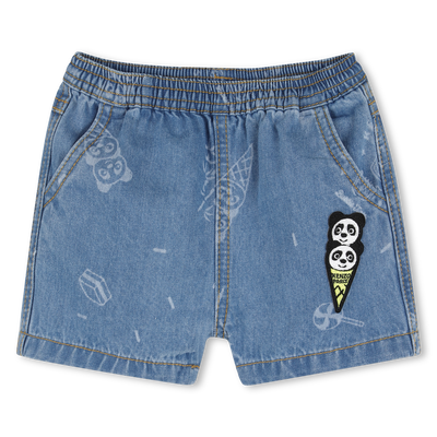 DENIM BERMUDA SHORTS KENZO KIDS BOY