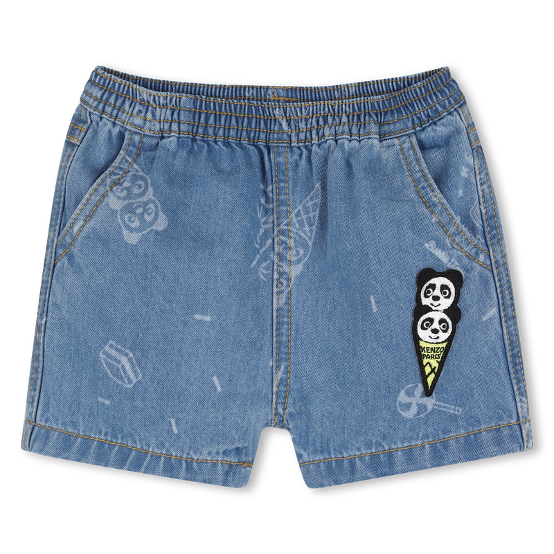 DENIM BERMUDA SHORTS KENZO KIDS 
                        BOY