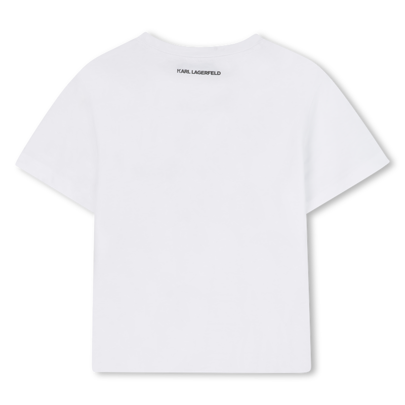 Short-sleeved T-shirt KARL LAGERFELD KIDS 
                        GIRL