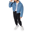 Striped denim jacket HUGO 
                    GIRL