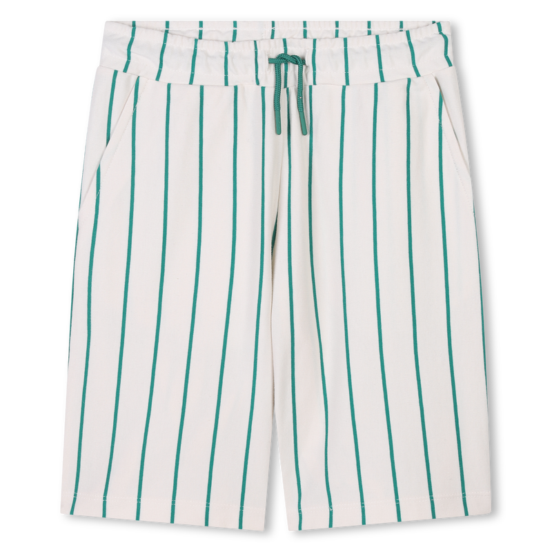 Striped cotton Bermuda shorts KENZO KIDS 
                        BOY