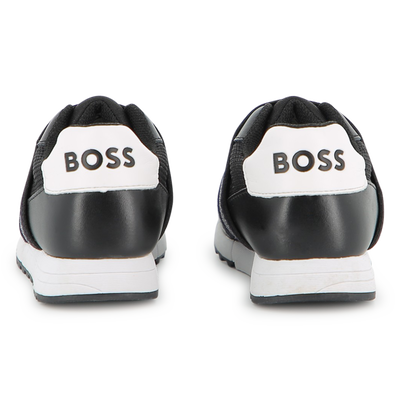 COWHIDE LEATHER TRAINERS BOSS BOY