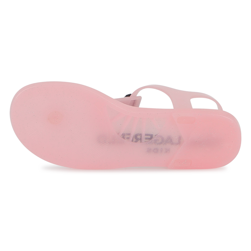 SANDALS WITH ADJUSTABLE STRAPS KARL LAGERFELD KIDS 
                        GIRL