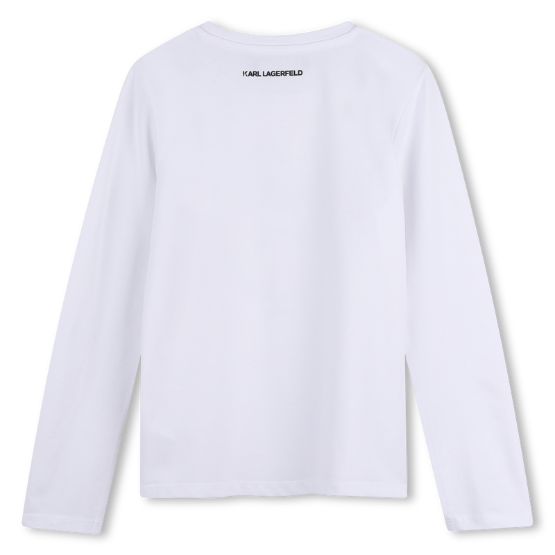 Long sleeve t-shirt KARL LAGERFELD KIDS 
                        GIRL