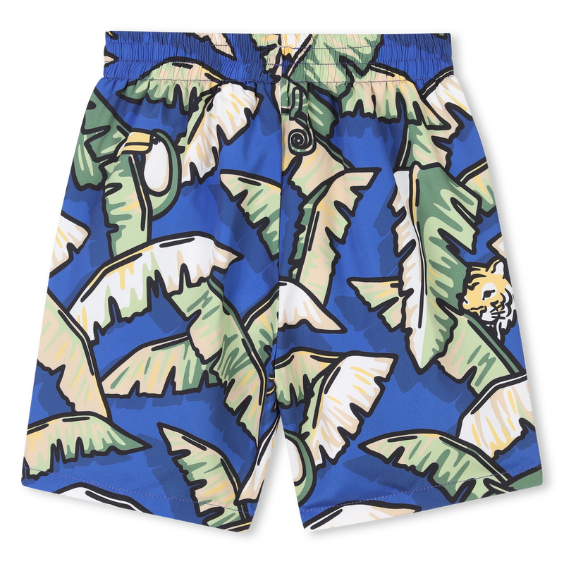 Patterned swim shorts KENZO KIDS 
                        BOY