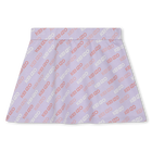 Flared logo-printed skirt KENZO KIDS 
                    GIRL