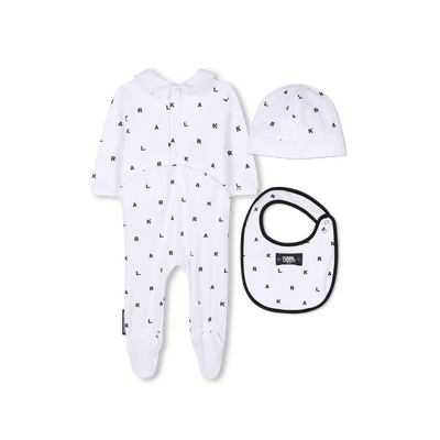 Three-piece newborn set KARL LAGERFELD KIDS BOY