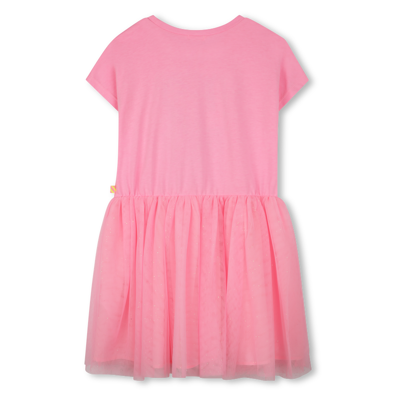 Bimaterial dress BILLIEBLUSH 
                        GIRL
