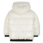 Hooded down jacket KARL LAGERFELD KIDS 
                    GIRL