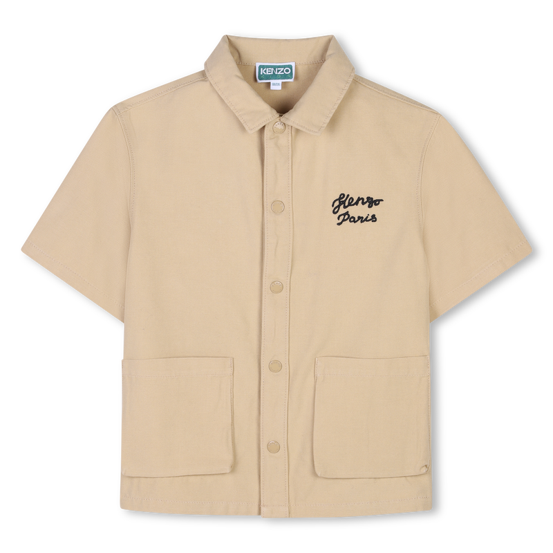 Short-sleeved cotton shirt KENZO KIDS 
                        BOY