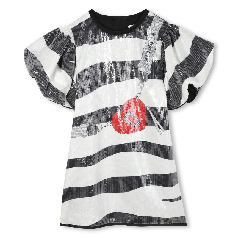 Dress with full zebra pattern MARC JACOBS 
                        GIRL