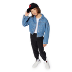 Striped denim jacket HUGO 
                    GIRL