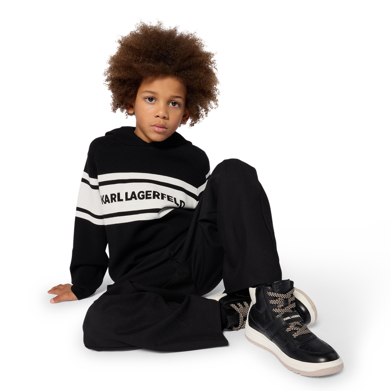 Hooded sweatshirt KARL LAGERFELD KIDS 
                        BOY