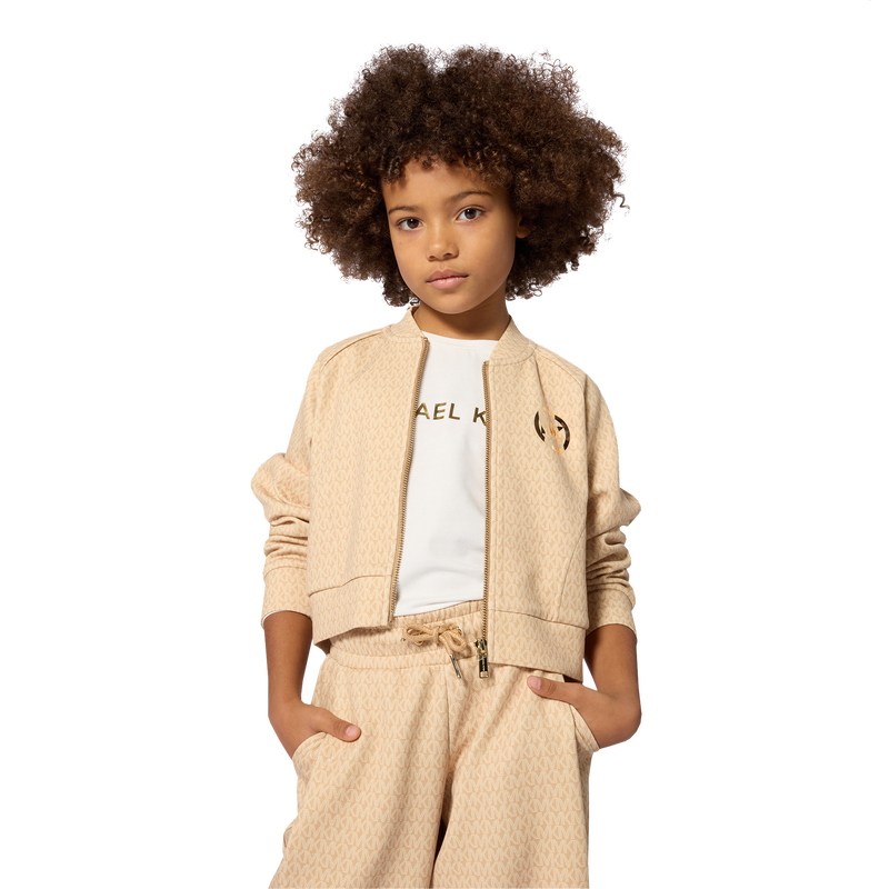 Double jersey cardigan MICHAEL KORS 
                        GIRL