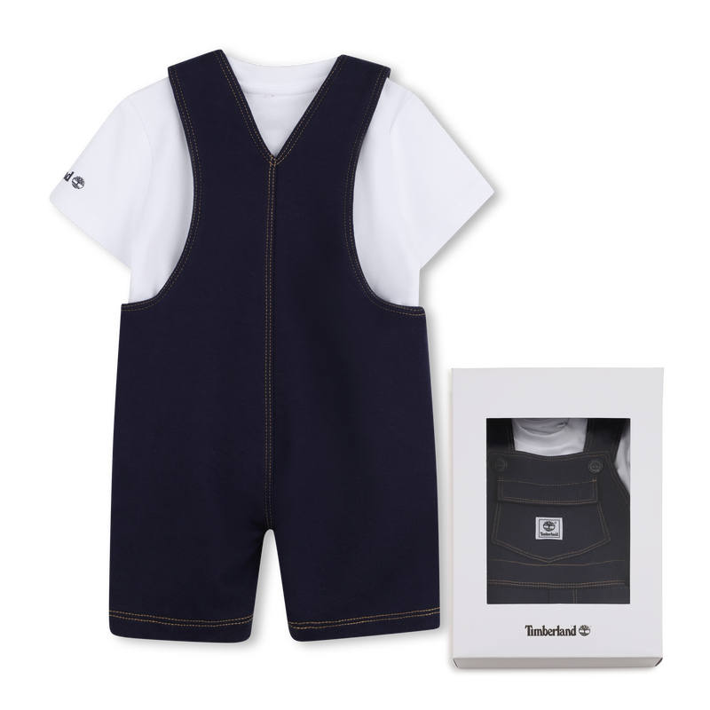OVERALLS AND T-SHIRT SET TIMBERLAND 
                        BOY