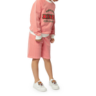 Striped cotton Bermuda shorts KENZO KIDS 
                    BOY