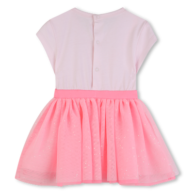 BI-MATERIAL DRESS BILLIEBLUSH GIRL