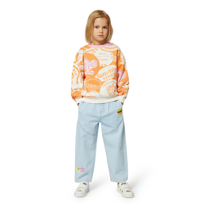 Fleece sweatshirt KENZO KIDS GIRL