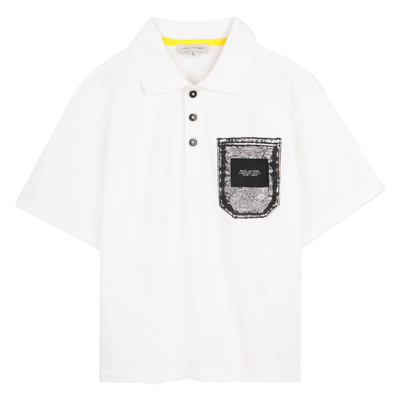 SHORT-SLEEVED POLO SHIRT MARC JACOBS 
                        BOY