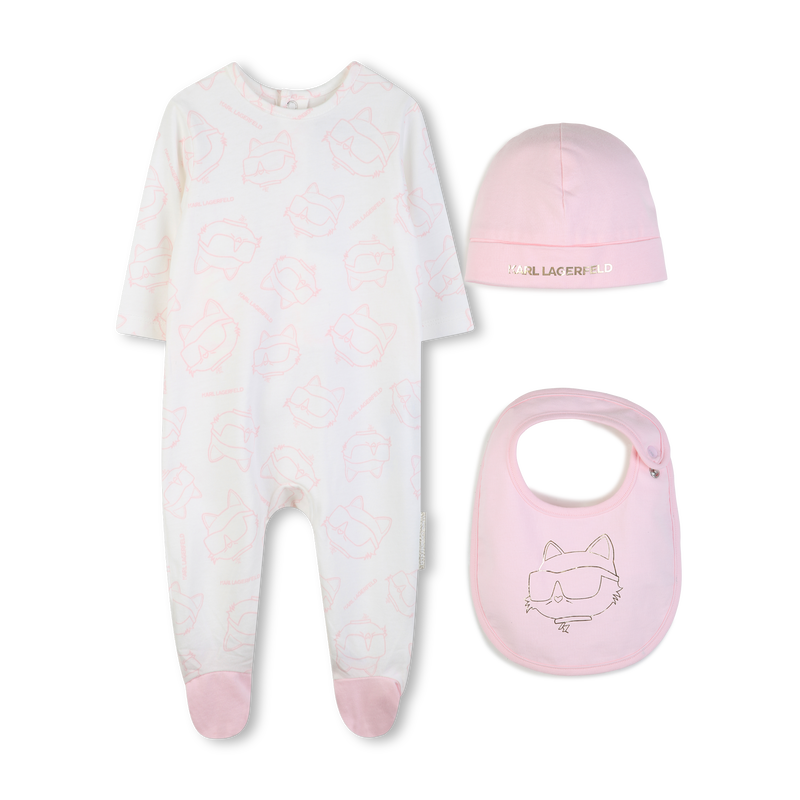 3-PIECE SET KARL LAGERFELD KIDS 
                        GIRL