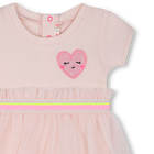 2-in-1 dress with heart patch BILLIEBLUSH 
                    GIRL