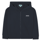 Jogger cardigan, NAVY, hi-res