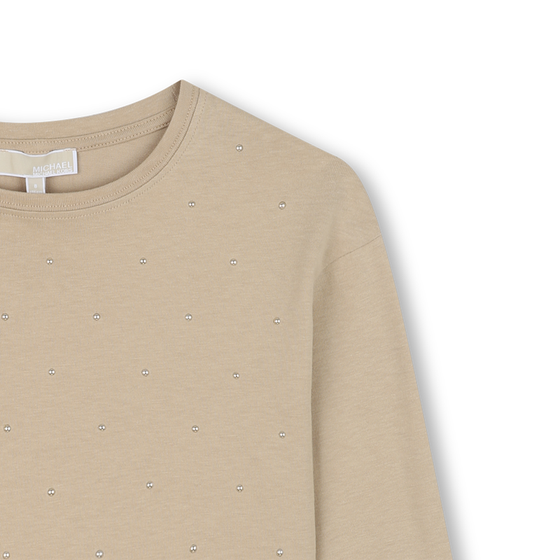 Long-sleeved jersey T-shirt MICHAEL KORS 
                        GIRL